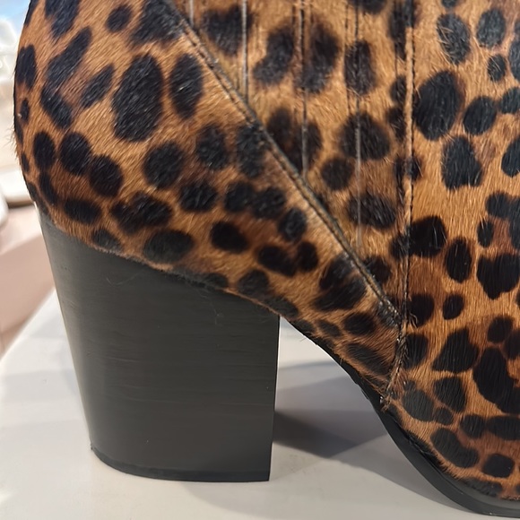 Marc fisher labalt leopard pony booties - Picture 3 of 6